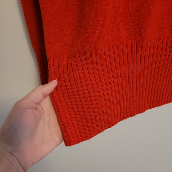 FRENCH CONNECTION Relaxed Turtleneck Pullover, Red (Medium) - Picture 5 of 6